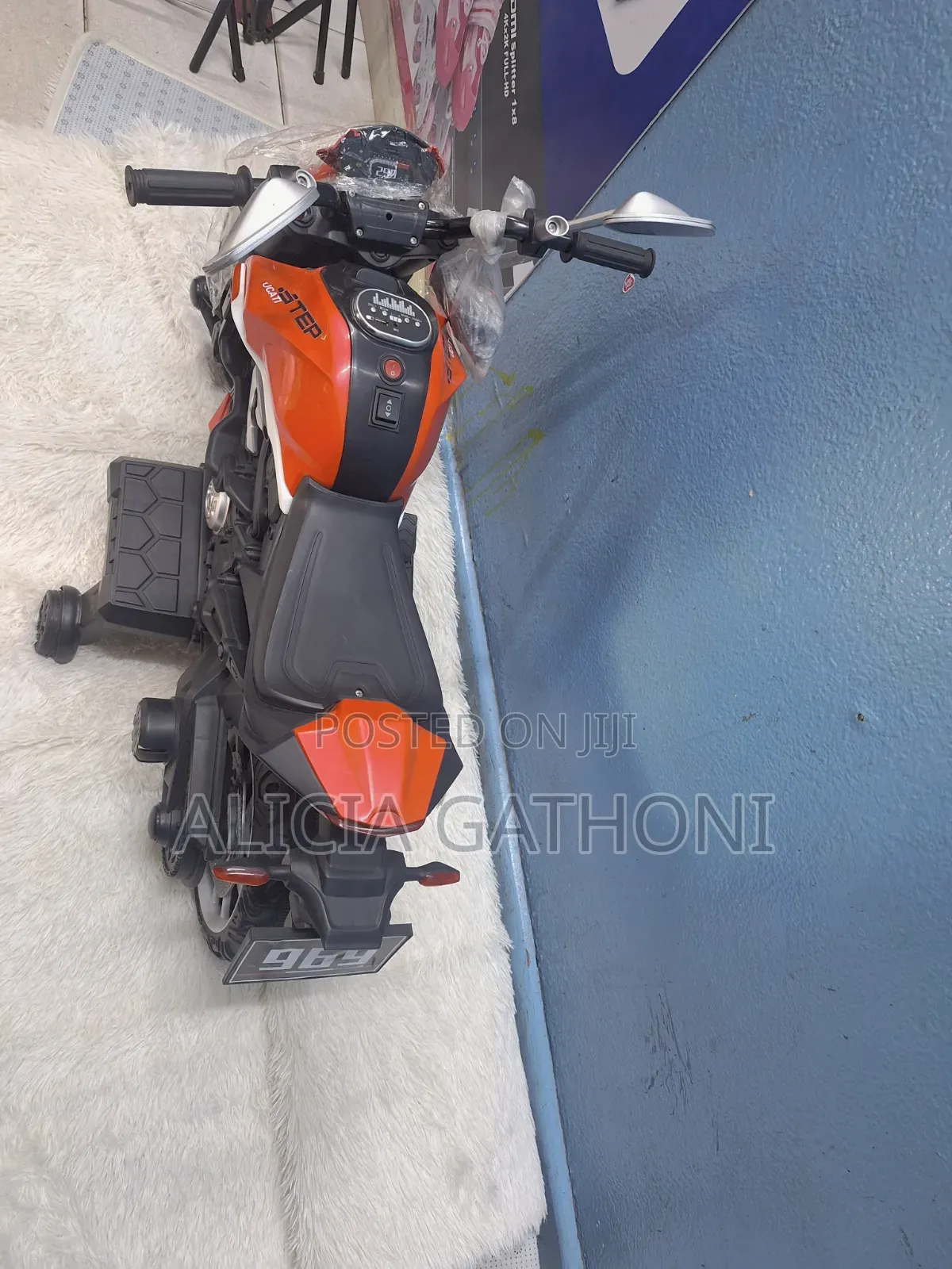 High Quality Red Kids Electric Bike 2 to 5yrs