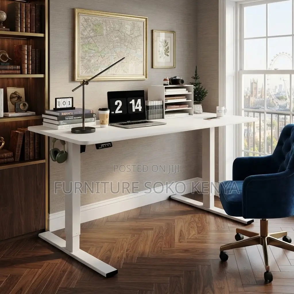 Electric Desk; 1.2 Meter - Electric Height Adjustable Office Desk