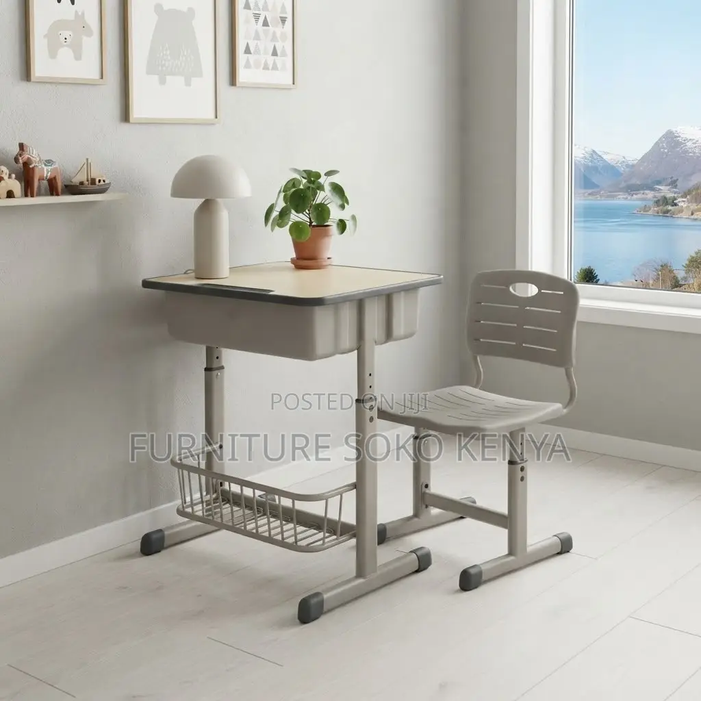 Kids Study; Adjustable Kids Study Table and Chair Set