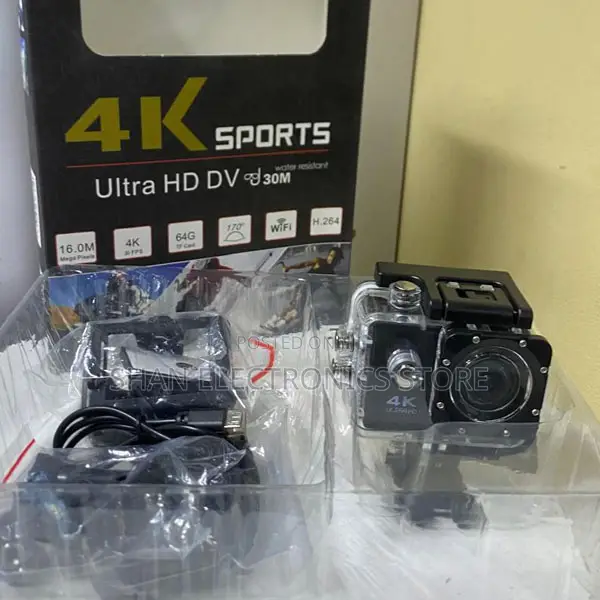 Travel Ready 4K Ultra HD Sport Action Camera With Compact Body