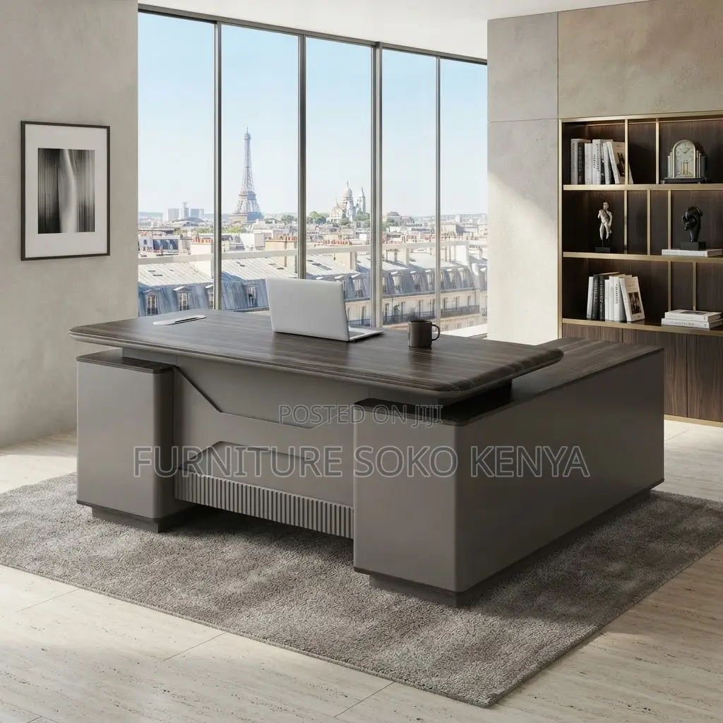 Office Desk; 1600mm Executive L-Shape Desk