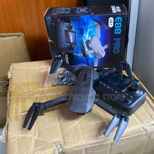 E88 PRO Foldable Quadcopter With Camera and Screen Control