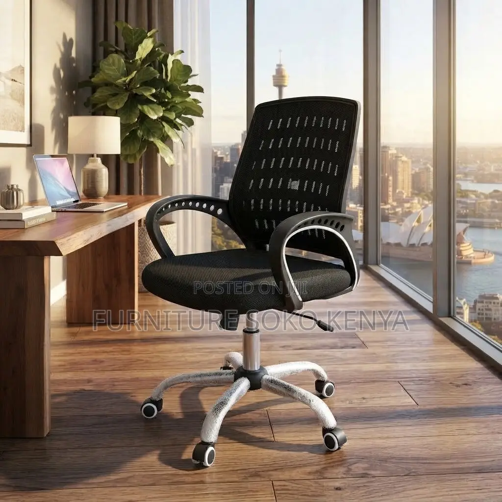 Office Chairs; Adjustable Swivel Strong Mesh Home Chair