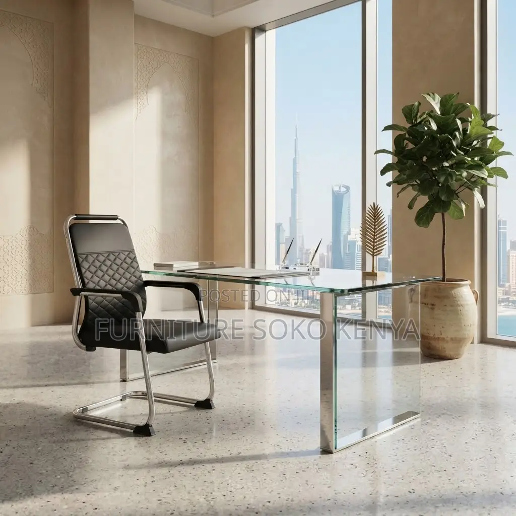 Office Chair : Ergonomic Reception Guest Chair With High Backrest