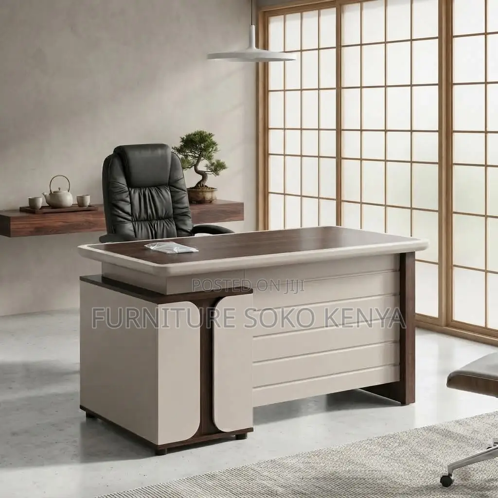 Office Desk:1400mm Office Modern Desk Set With Drawers