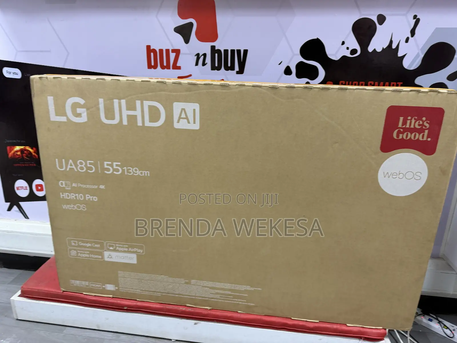 55 Inch LG UHD Ai Ua85 4k Smart TV Ai Magic Remote Hdr10 Webos25 2025