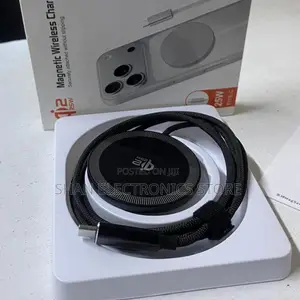 Q12 Slim Magnetic Phone Charger With Portable Type C Cable