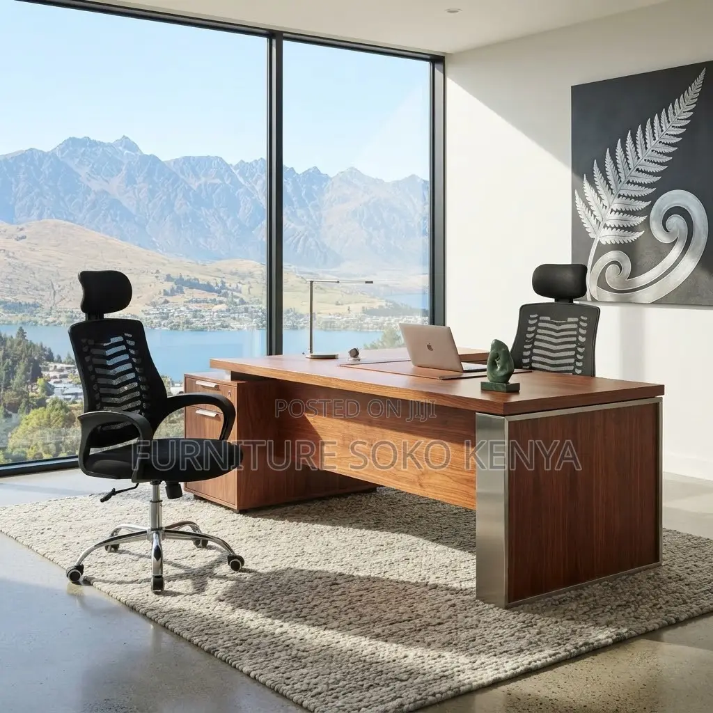 Office Chair : Ergonomic Adjustable Height Office Chair With Headrest