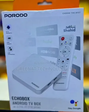 Porodo Echobox Android TV Box 4K UHD