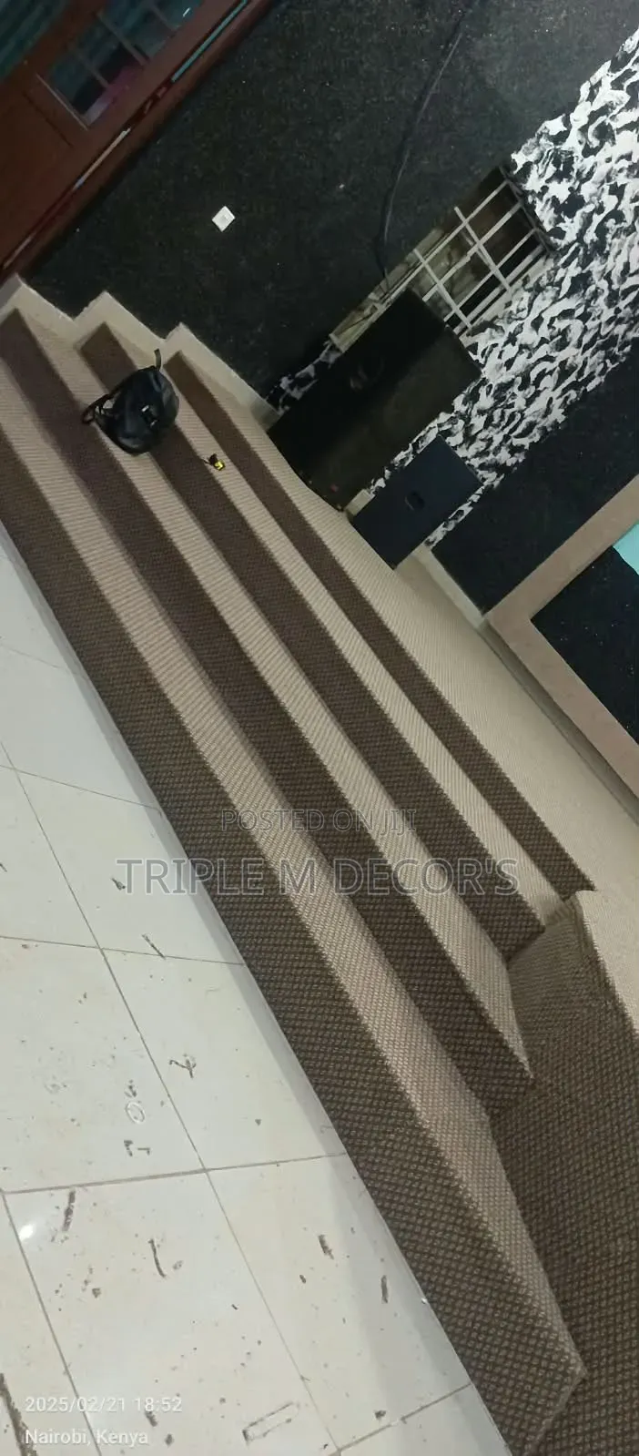 Durable 6mm Masai Mara Wall to Wall Church Carpet