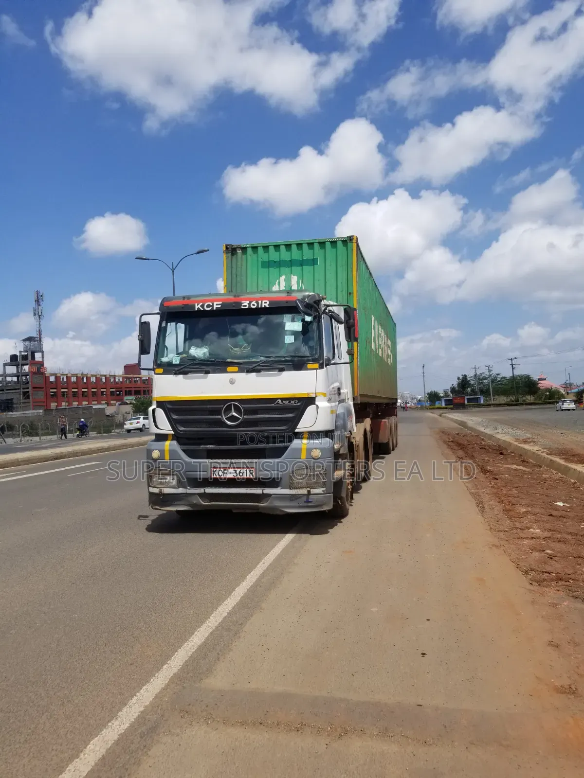 Transport Services Within Buruburu,umoja.Fedha . 28 tonnes.Trailer