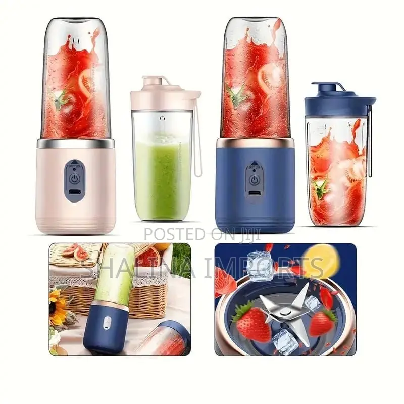 2 in 1 Portable Blender Juicer + Cup 45W Rechargable
