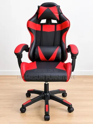 Chair. Gaming Chair Red and Black