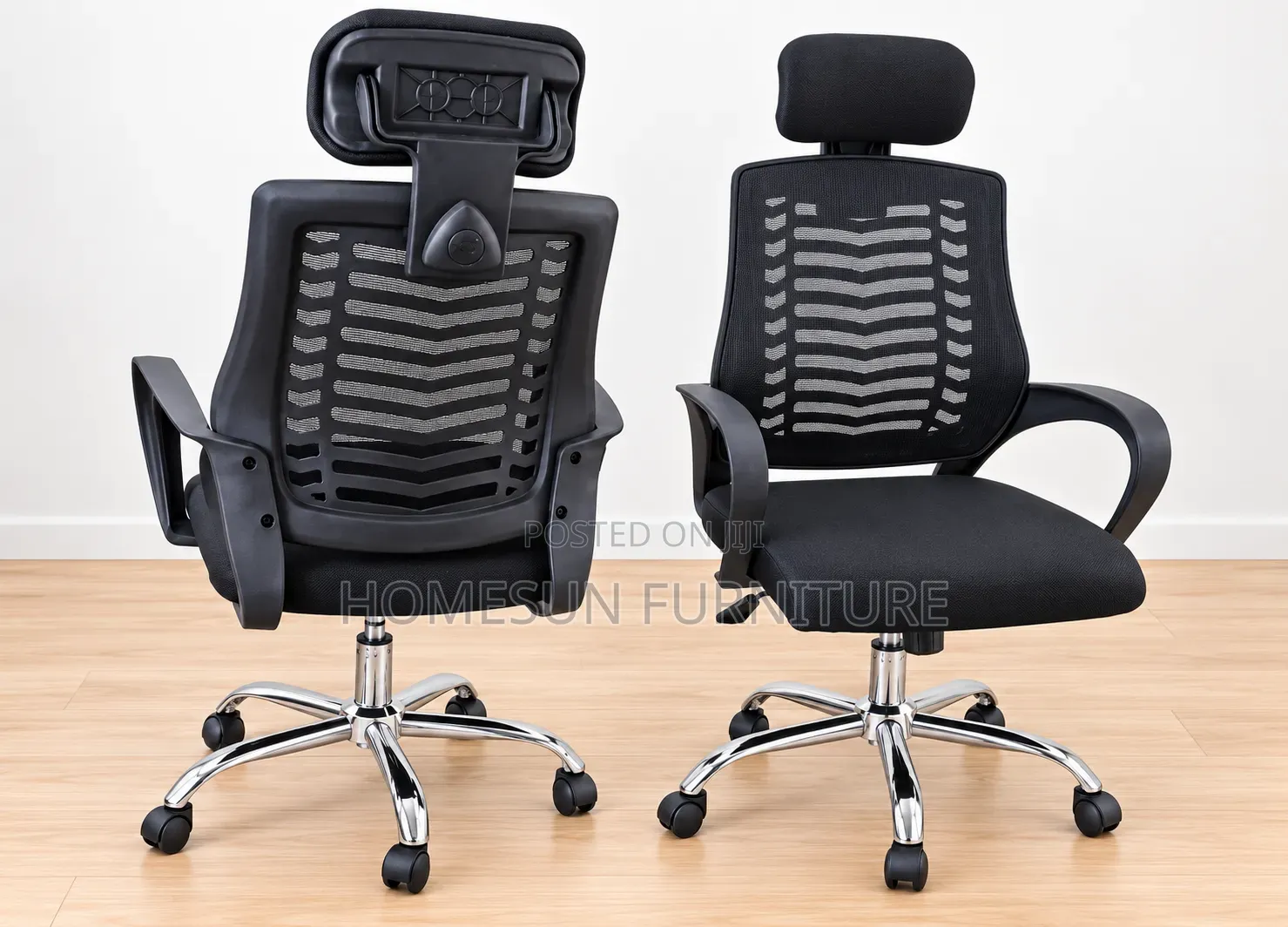 Office Chair With Headrest – Ergonomic Mesh Swivel Chair