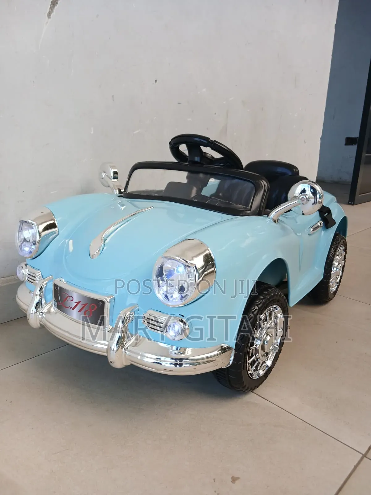 *Kids Electric Car
 Single Sit in Blue and Pink*