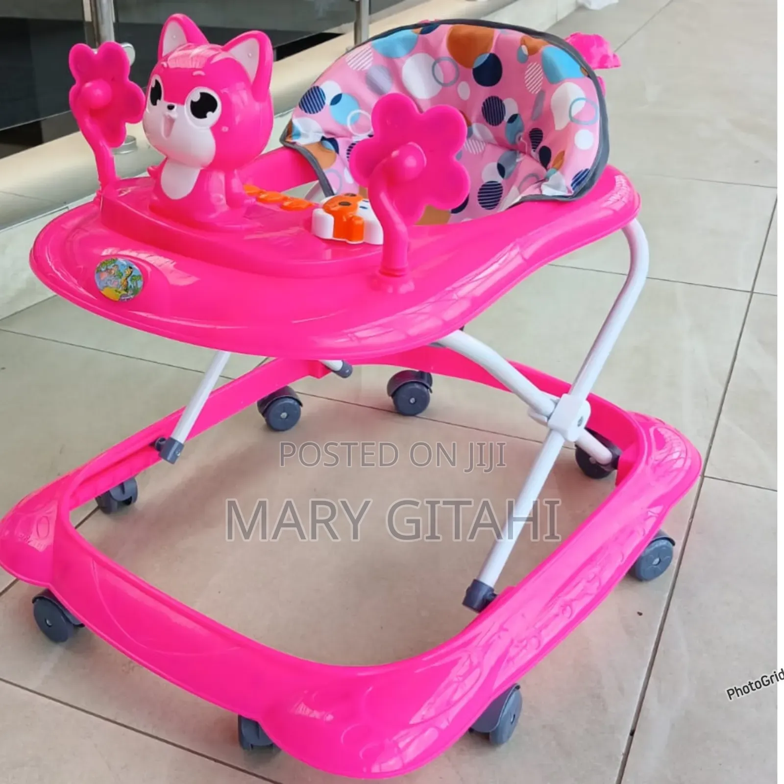 *Baby Walker at in Pink and Green*