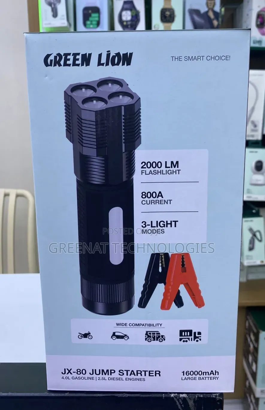 Green Lion JX-80 Jump Starter 16000mAh 59.2wh