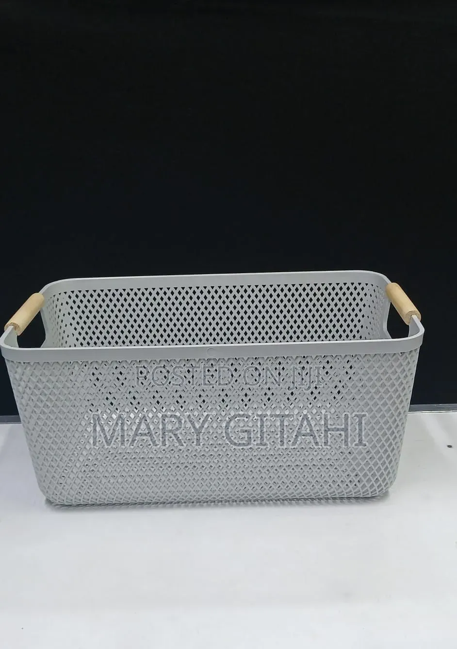 Size35*22.9*16.2cm*Large Plastic Storage Basket