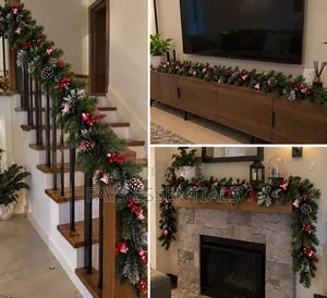 Pre Decorated Christmas Garland