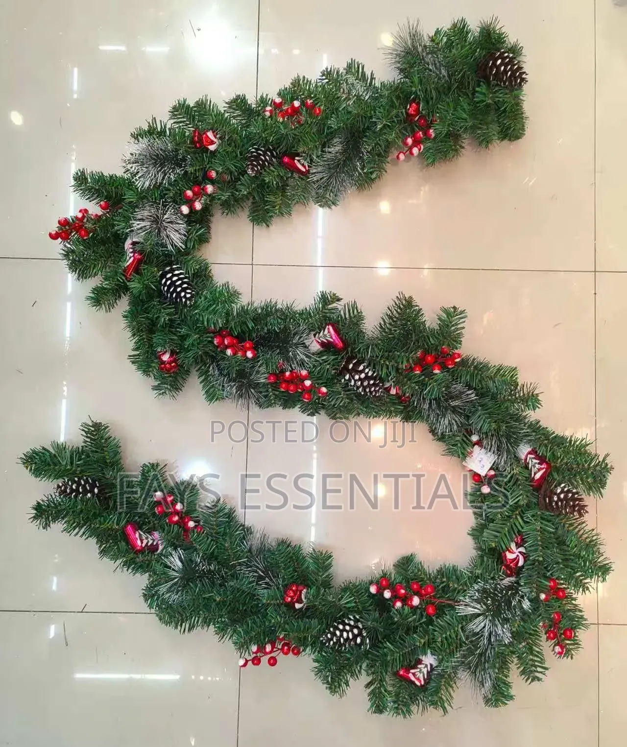 Pre Decorated Christmas Garland