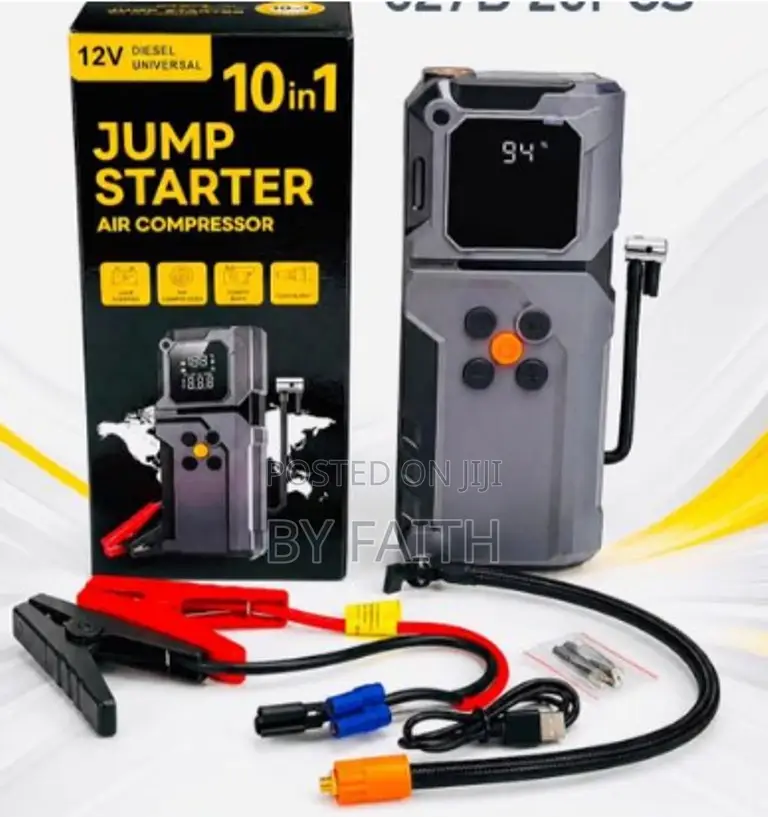 10 in 1 Multifunctional Jump Starter Kit 120000mah