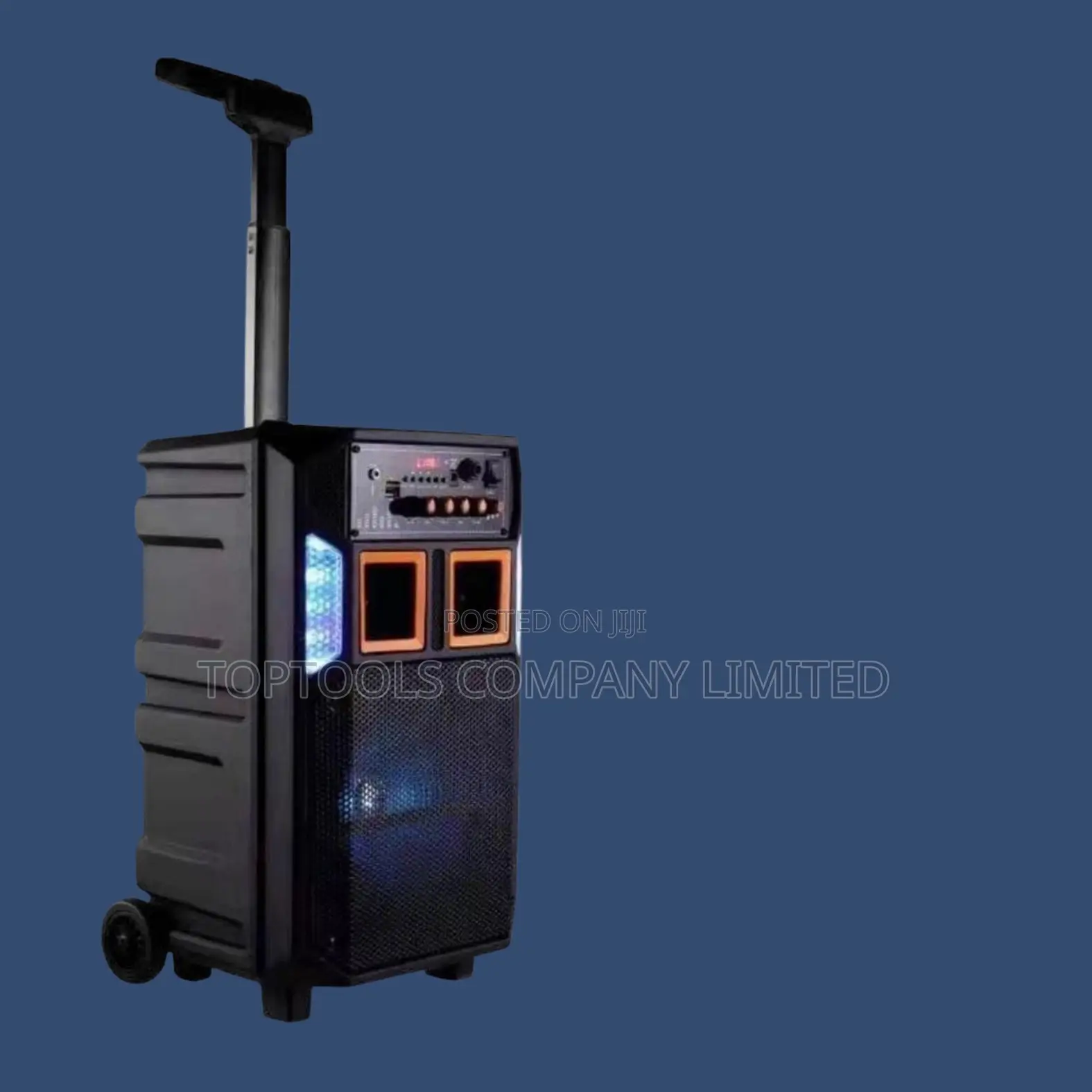 75000watts Powerful Rechargeable Trolley Speaker USB/Bluetooth/Fm/Sd