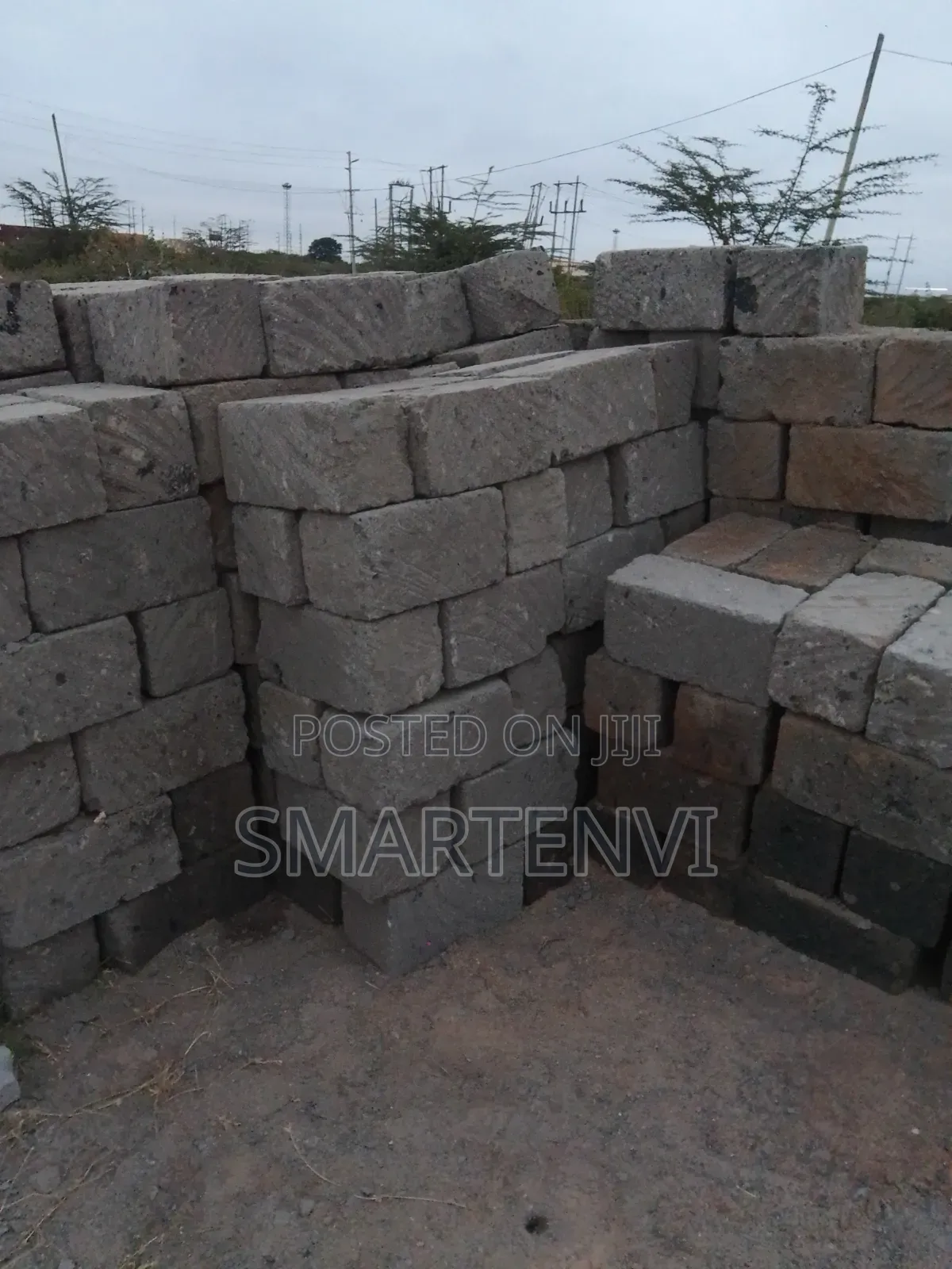 Machine Cut Stones ( Mawe ) 9"