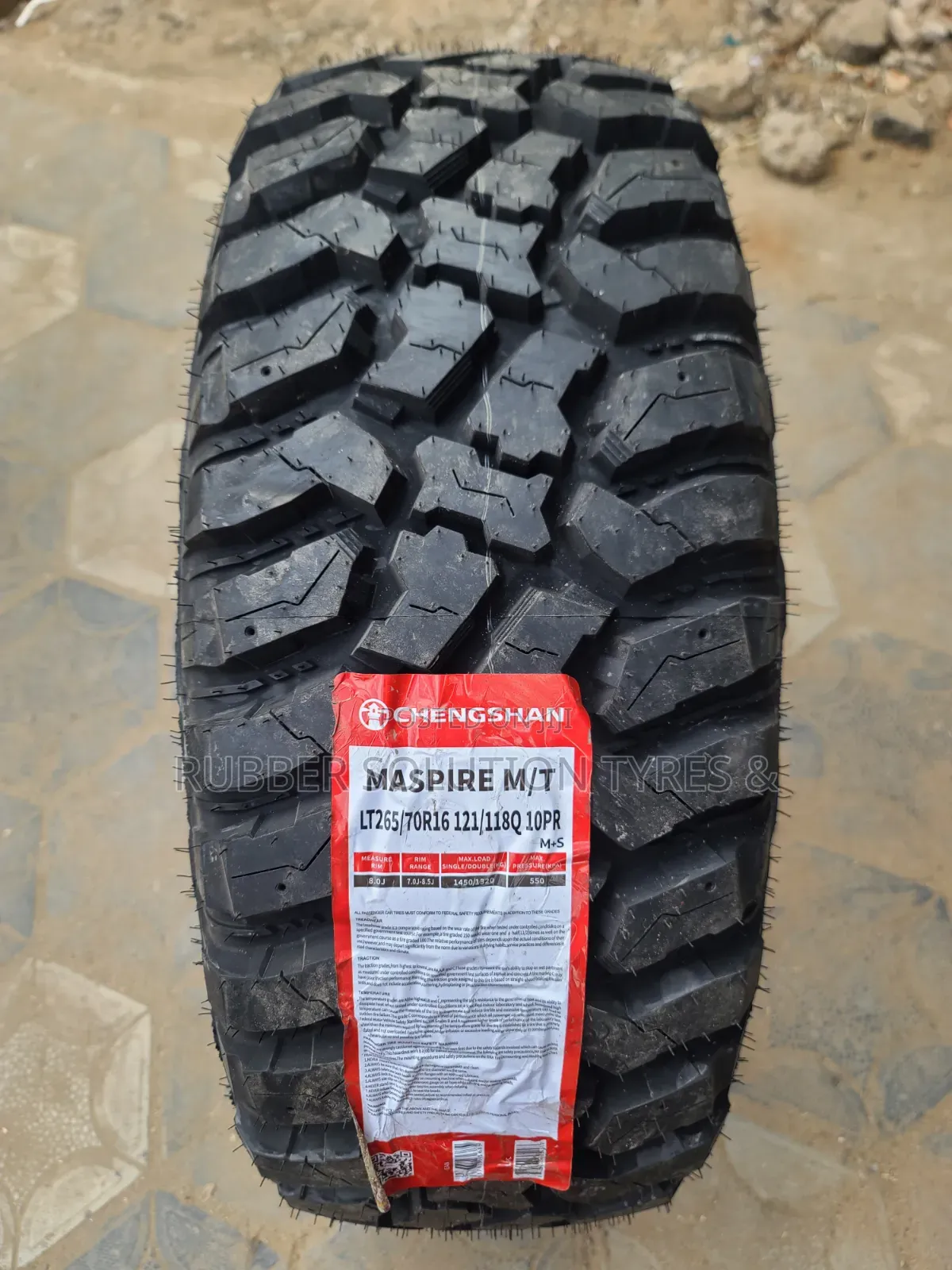 Lt 265 /70 R16 Chengshan Tyres Maspire M/T Mud-Terrain