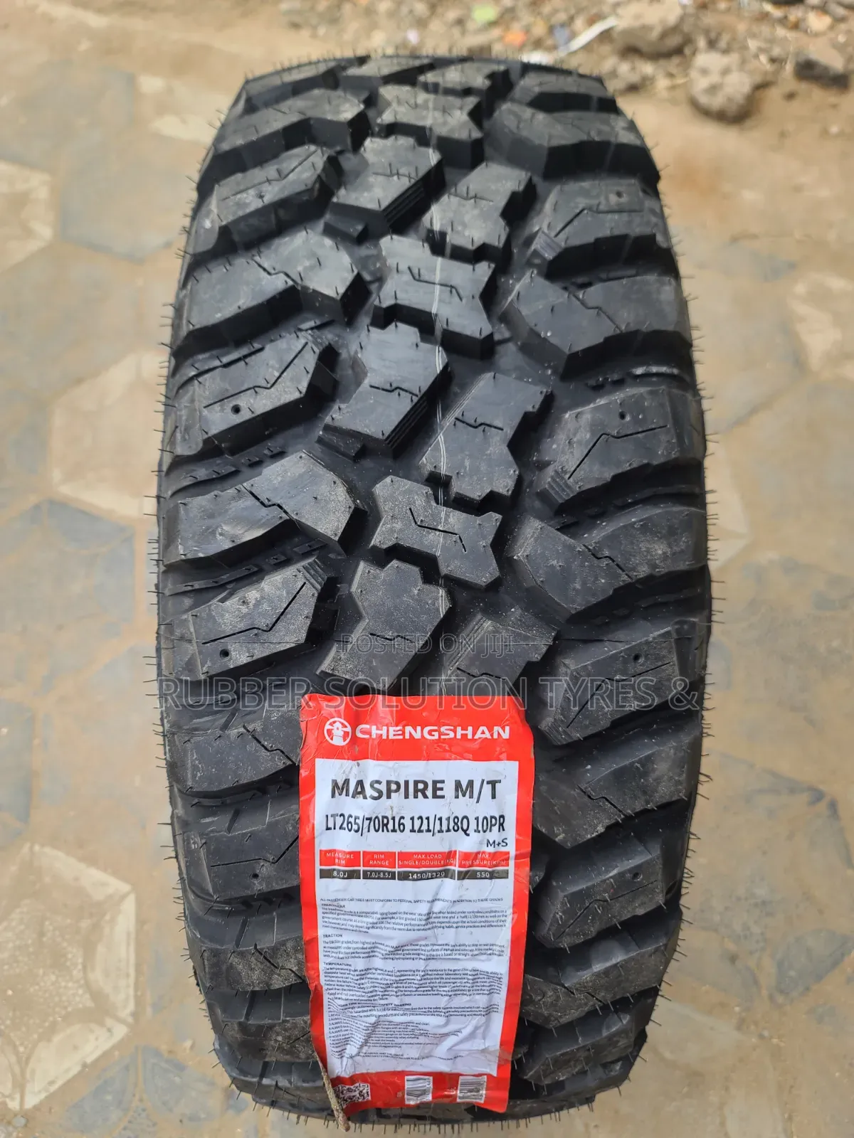 Lt 265 /70 R16 Chengshan Tyres Maspire M/T Mud-Terrain