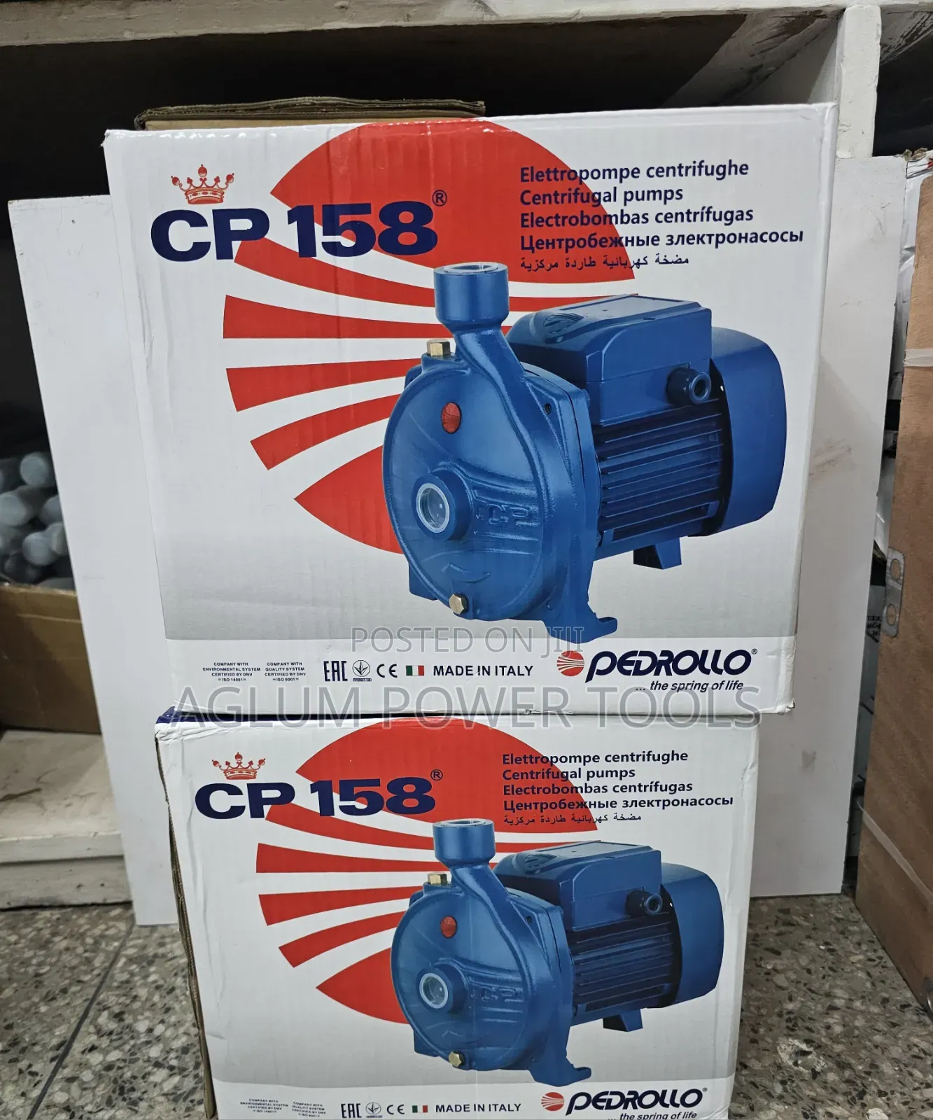 Pedrollo 1hp With Copper Boaster Pump