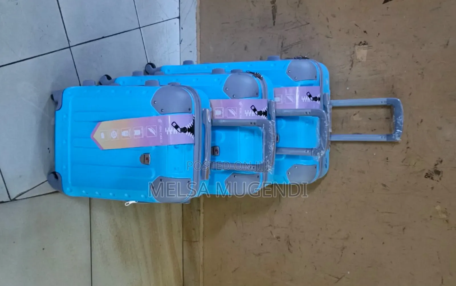 Spacious 3 in 1 Fibre Suitcase for Holidays
