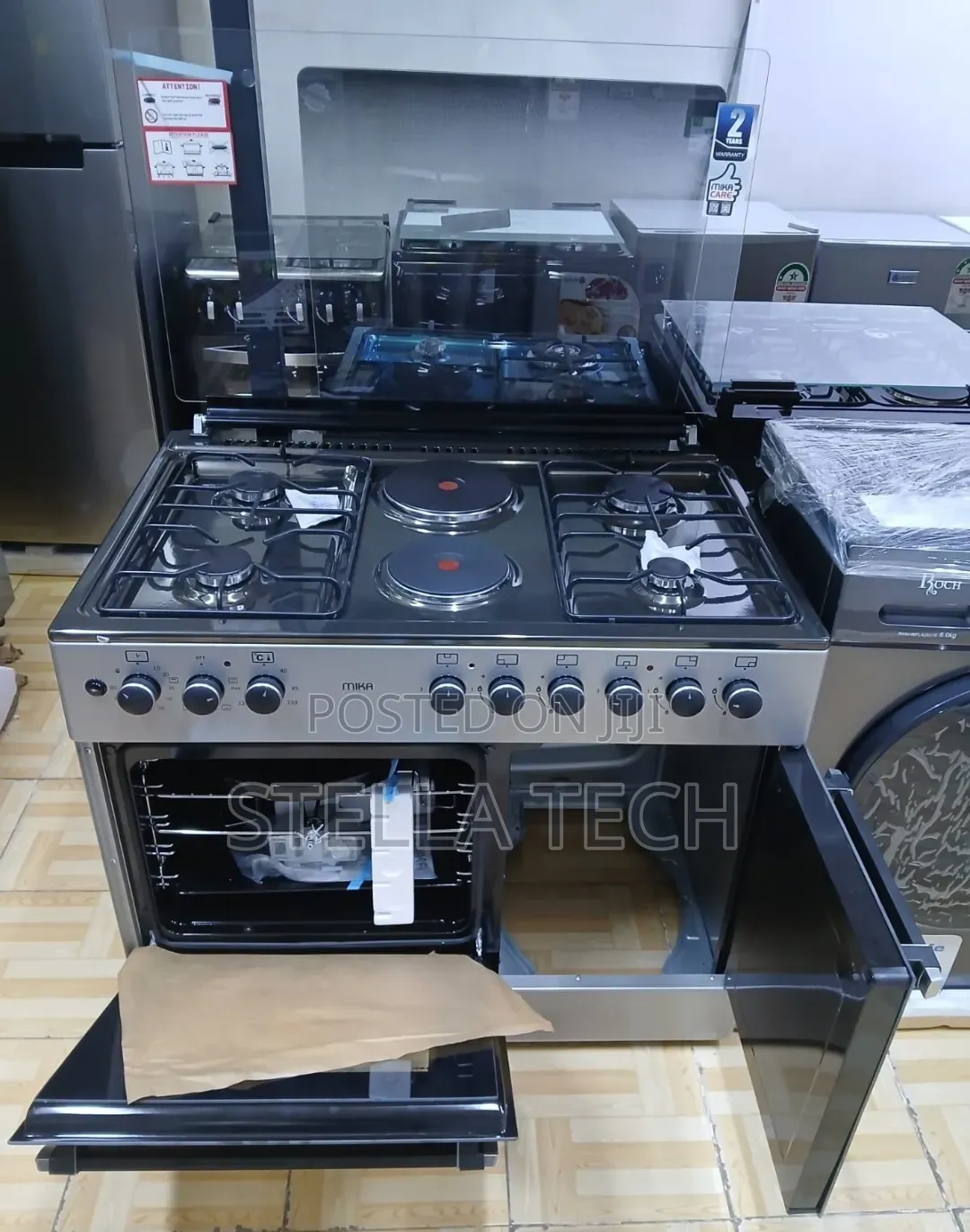 60cm*90cm Mika Standing Cooker (Model Mika MST9042EG4SB