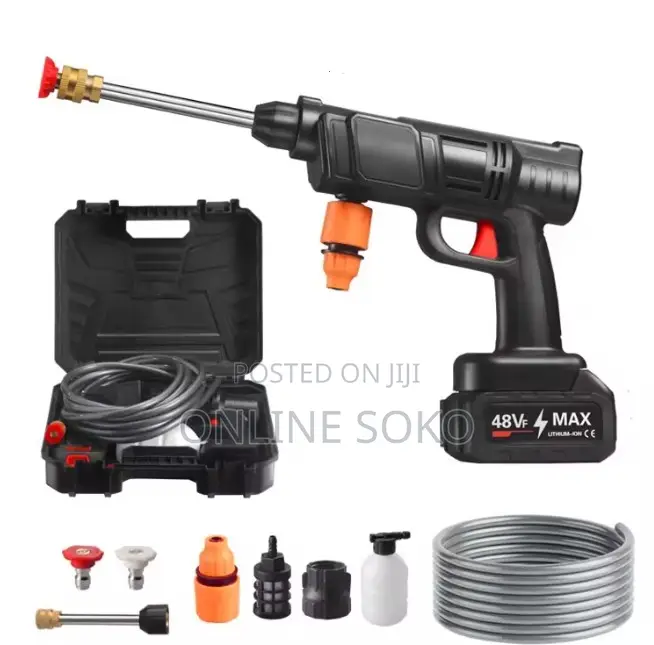 Multipurpose Cordless HighPressure Car Wash Spray Gun Cleaning Machine