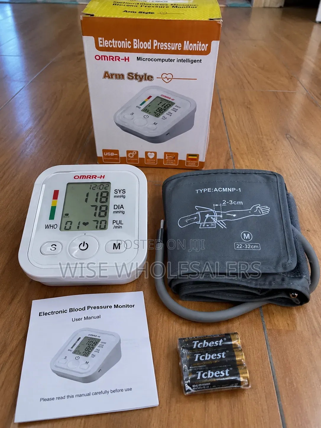 Electronic Arm Blood Pressure Monitor – Automatic BP Machine