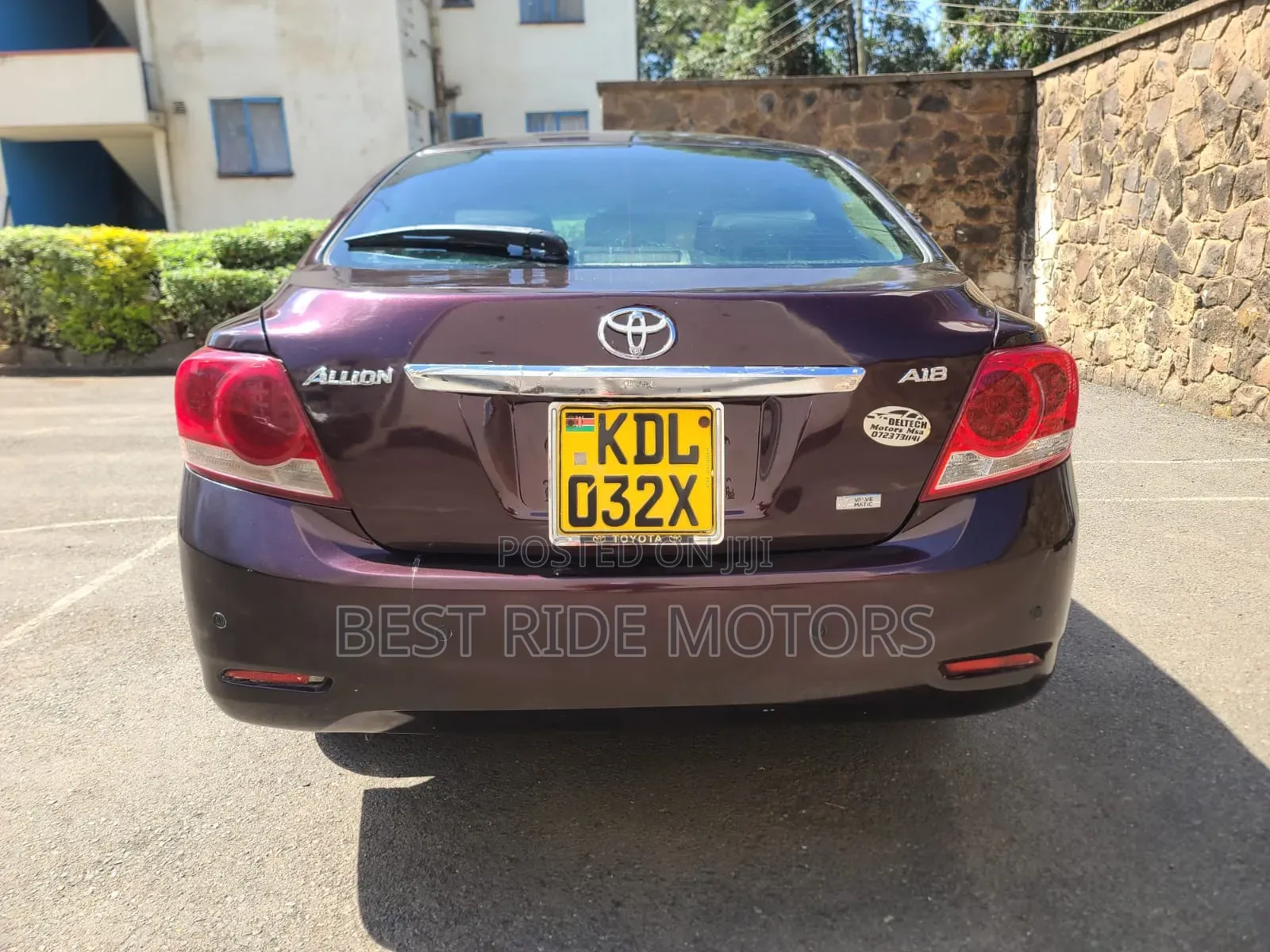 Toyota Allion 2016 Burgundy
