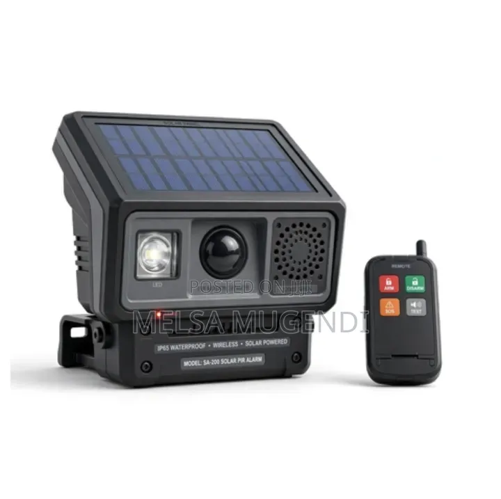 Outdoor Solar Infrared Sensor Alarm System