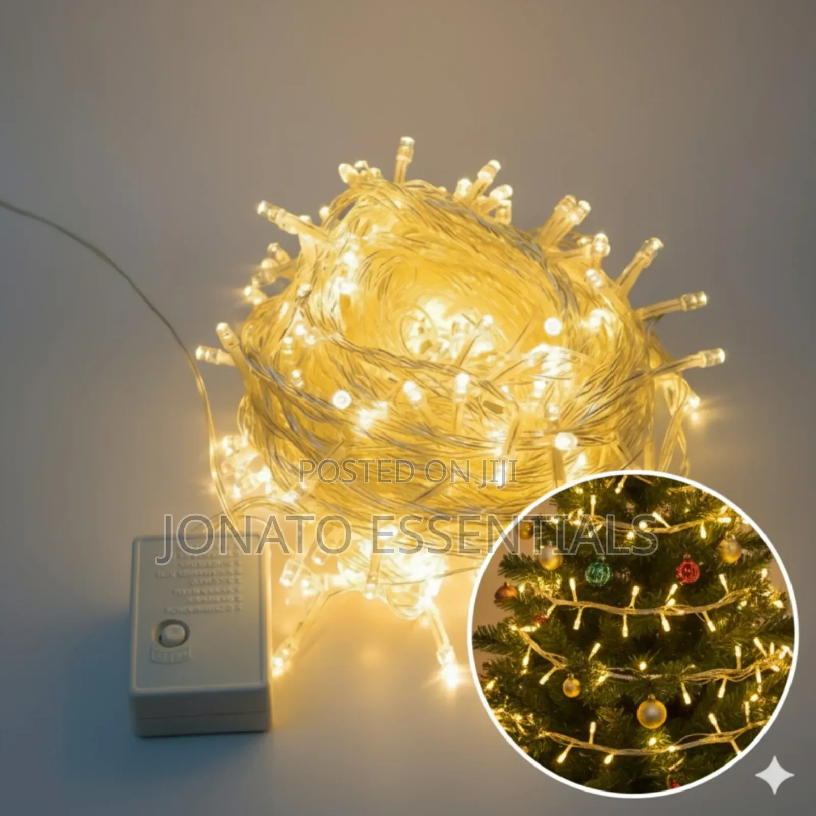 10M Warm White Fairy String Lights for Christmas Tree and Home Decor
