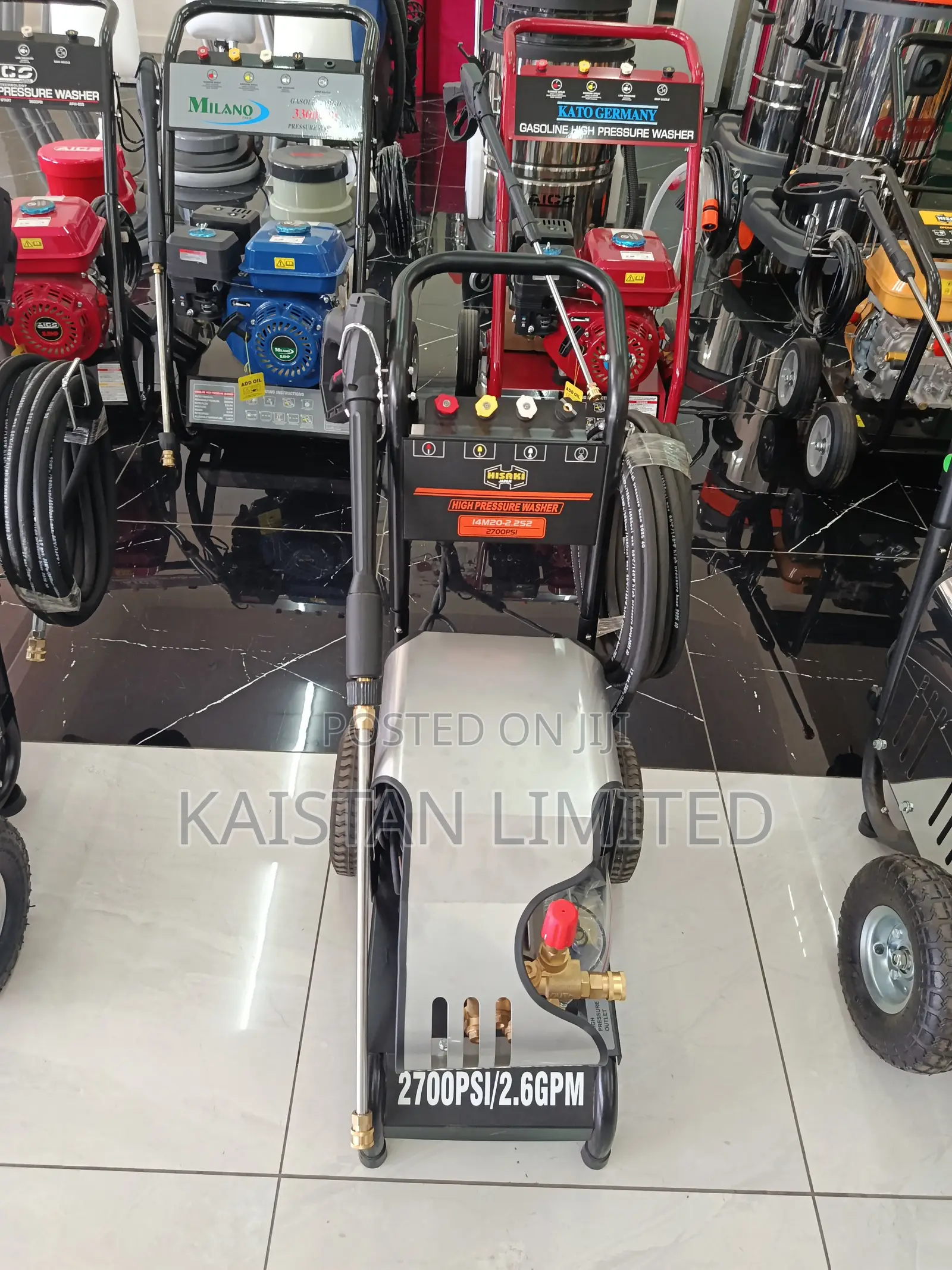 High Pressure Car Washer Machine 2700psi Hisaki