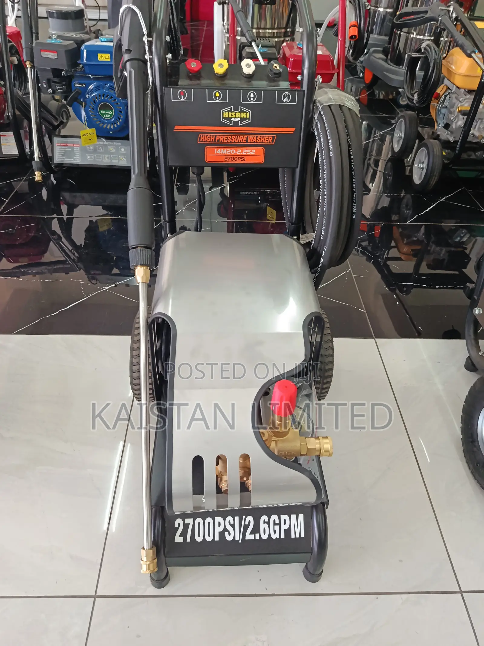High Pressure Car Washer Machine 2700psi Hisaki