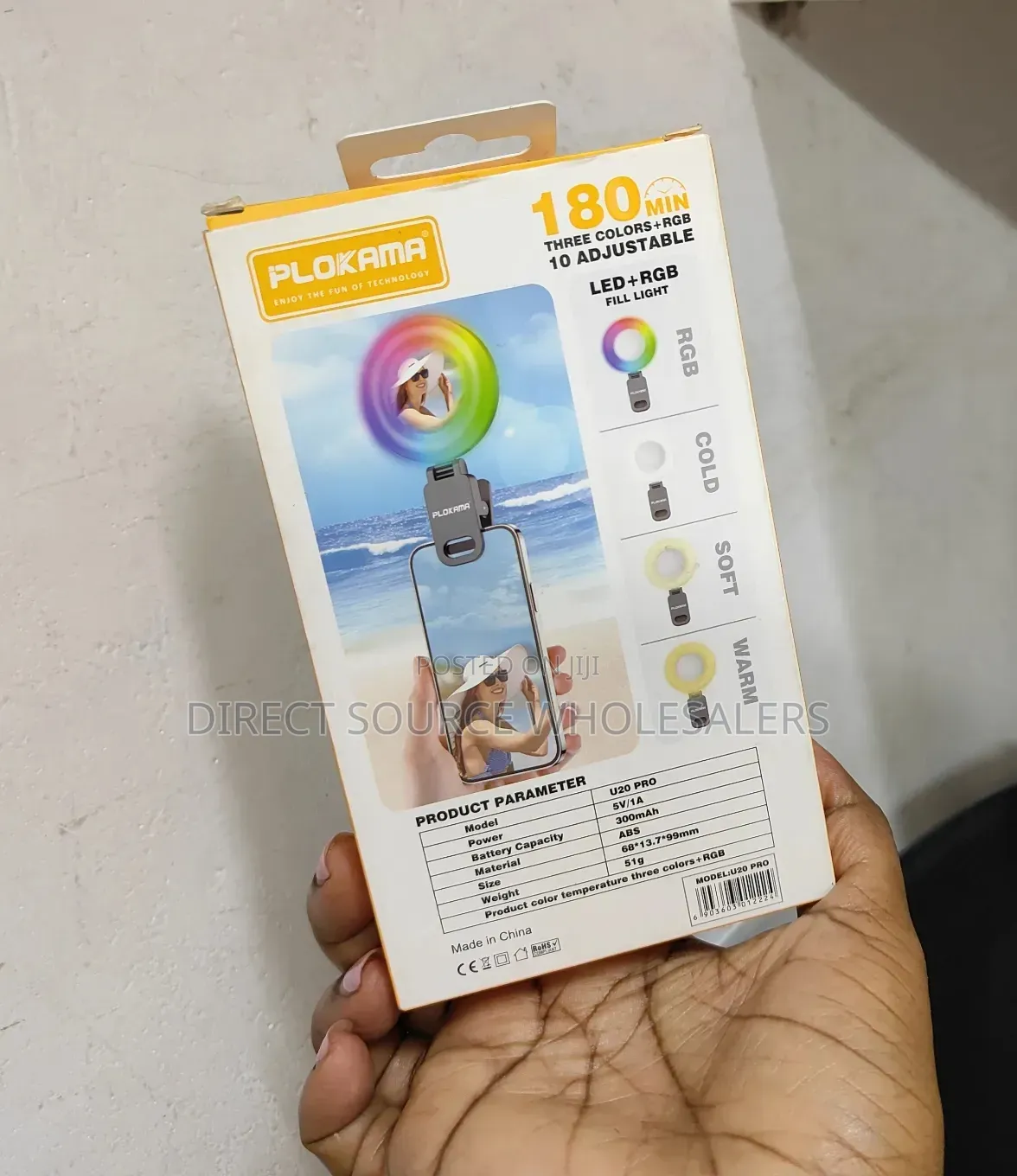 Portable Ring Fill Light Selfie Light