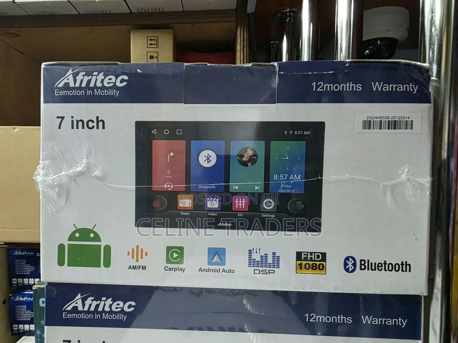 Afritec Vehicle Anti-Theft Alarm 7 Inch