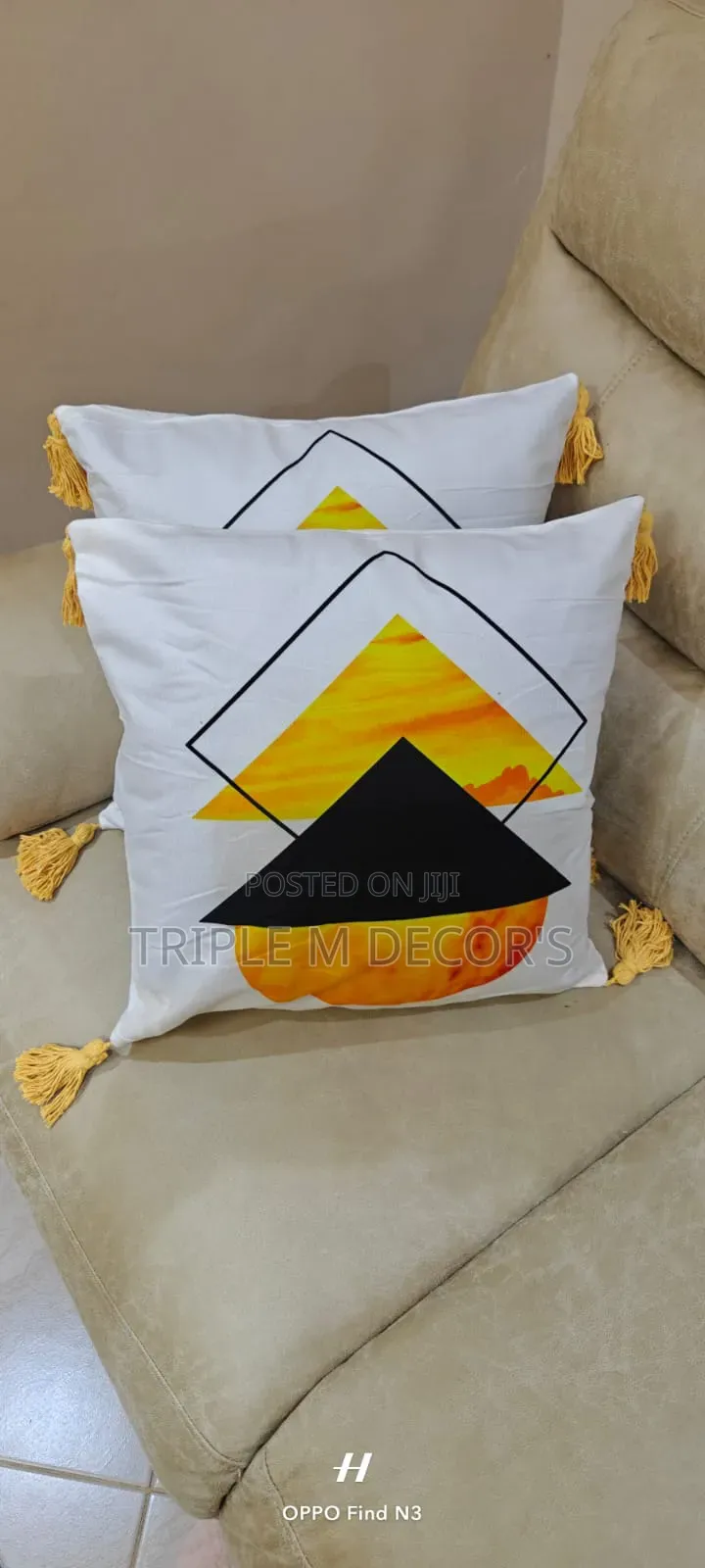 Chic Semi-Boho Accent Pillow Covers – High Quality Fabric