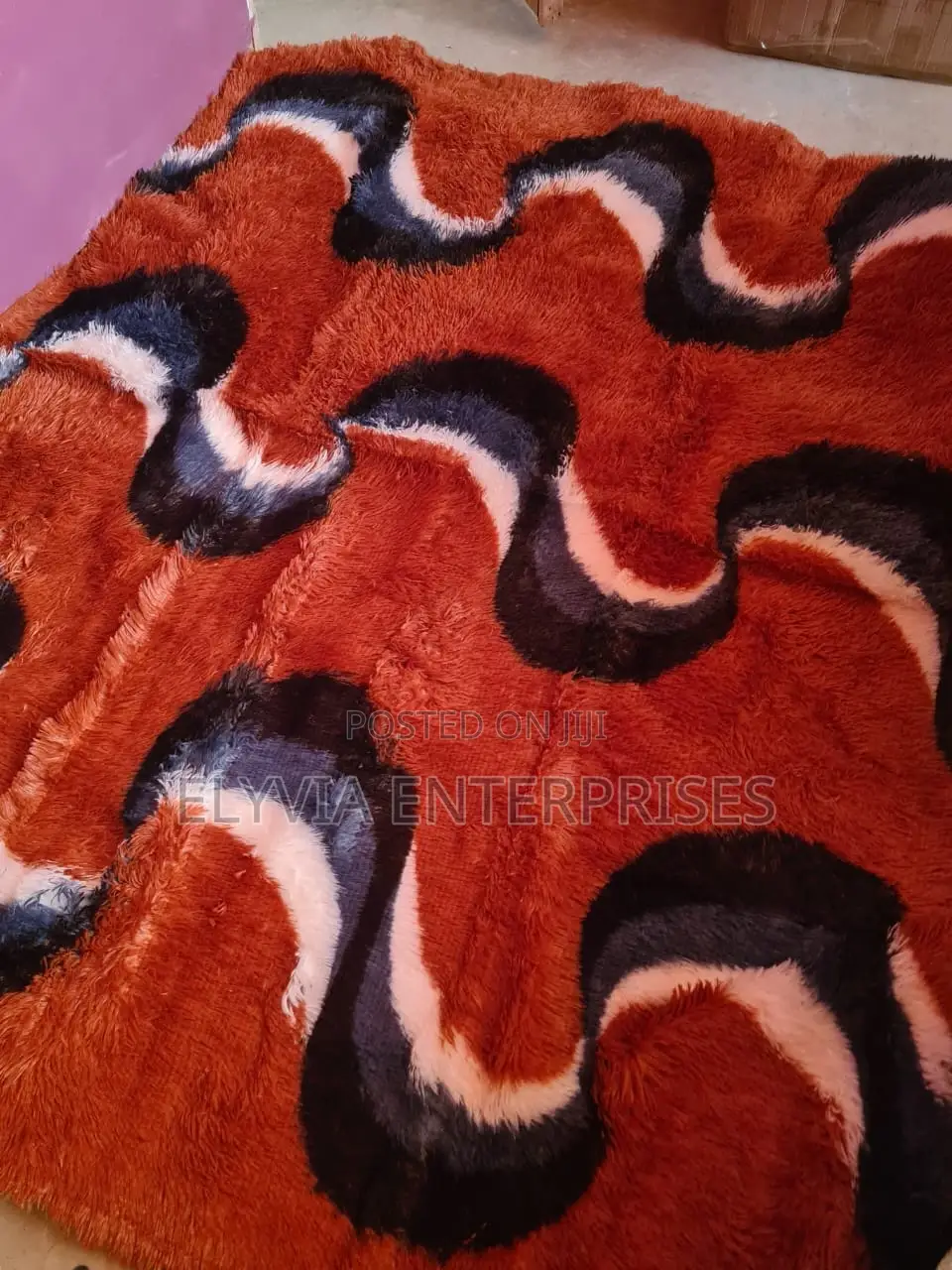 Soft 5×7 Ft Fluffy Carpet for Living Room