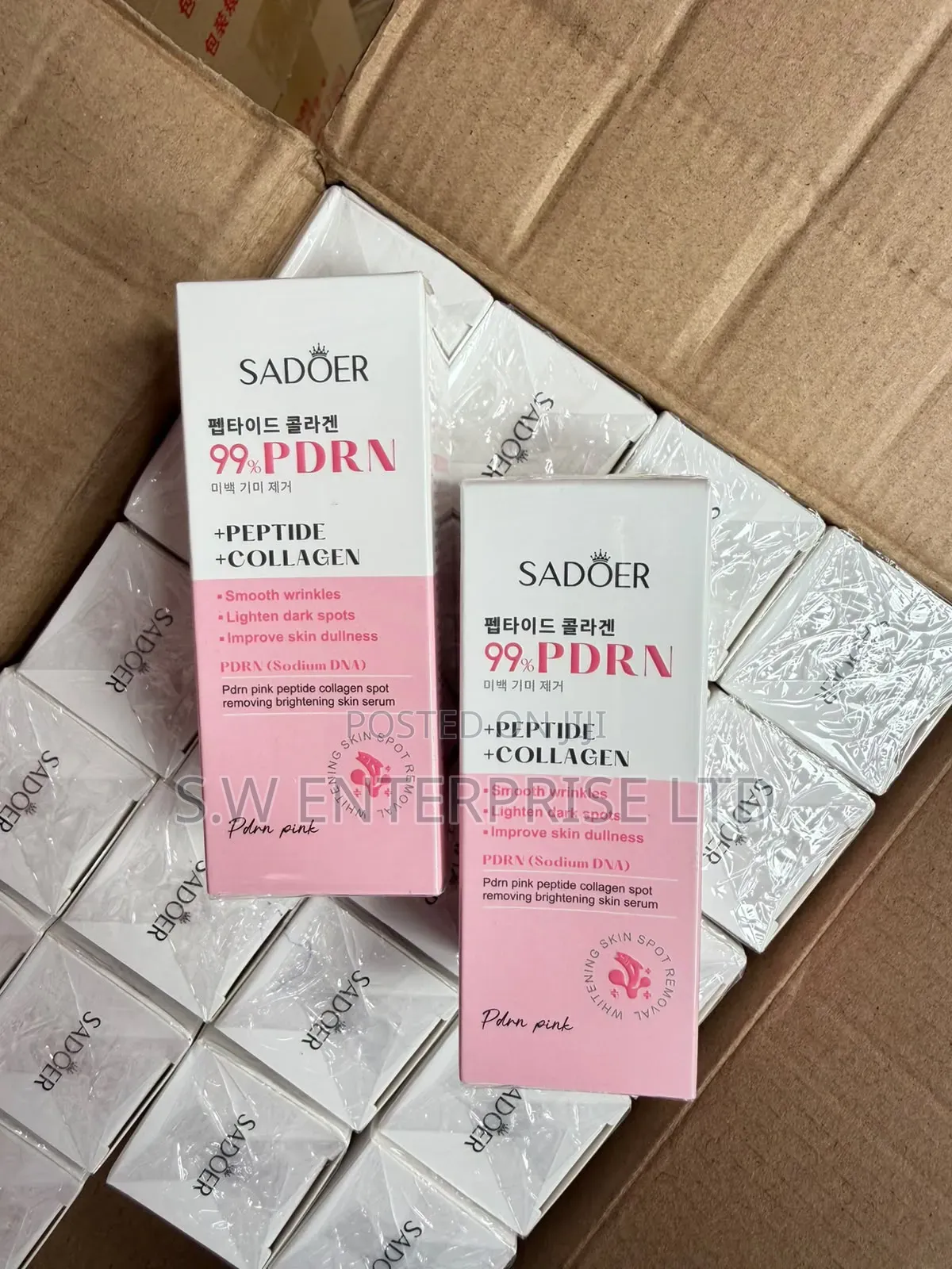 PDRN Peptides +Collagen Face Cream+serum+Face Cleanser