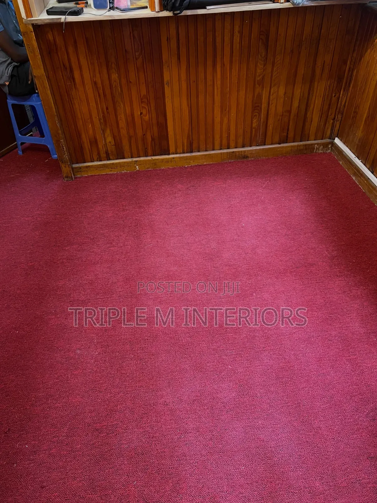 Top Finish 4mm Delta Wall to Wall Carpet for Homes Churches, Offices,