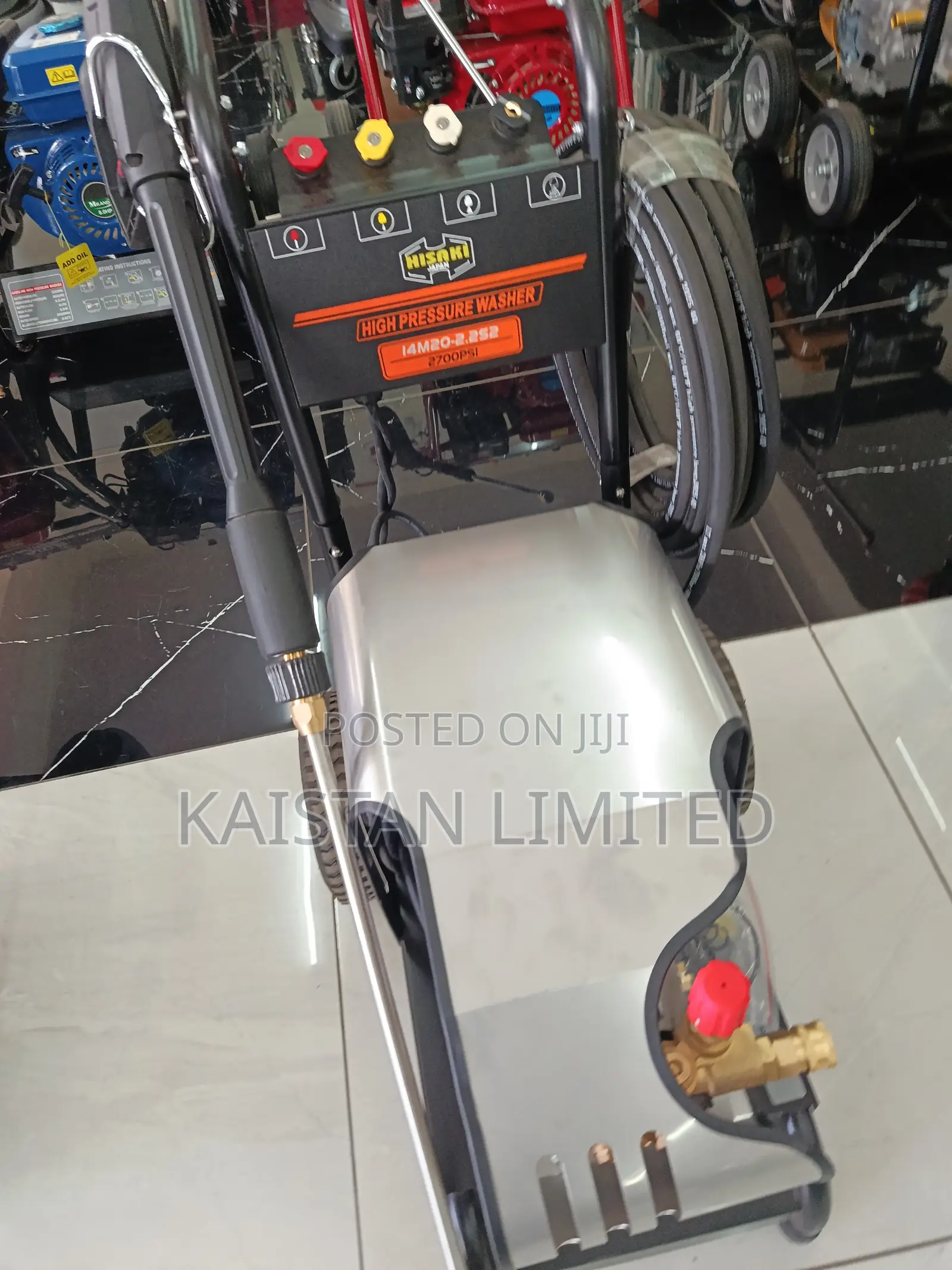 3hp 2700 Psi Hisaki Pressure Washer Electric