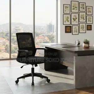 Office Chair: Modern Staff Room Captain Mesh Office Chair