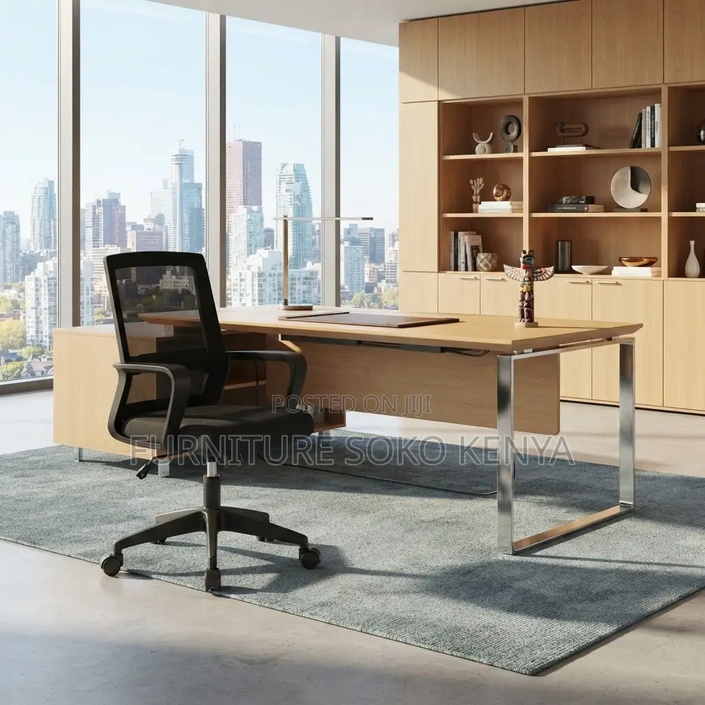 Office Chair: Modern Staff Room Captain Mesh Office Chair