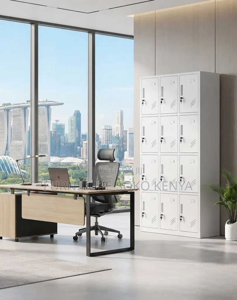 Office Cabinet; Heavy Duty Office Locker Storage Cabinet-12 Door