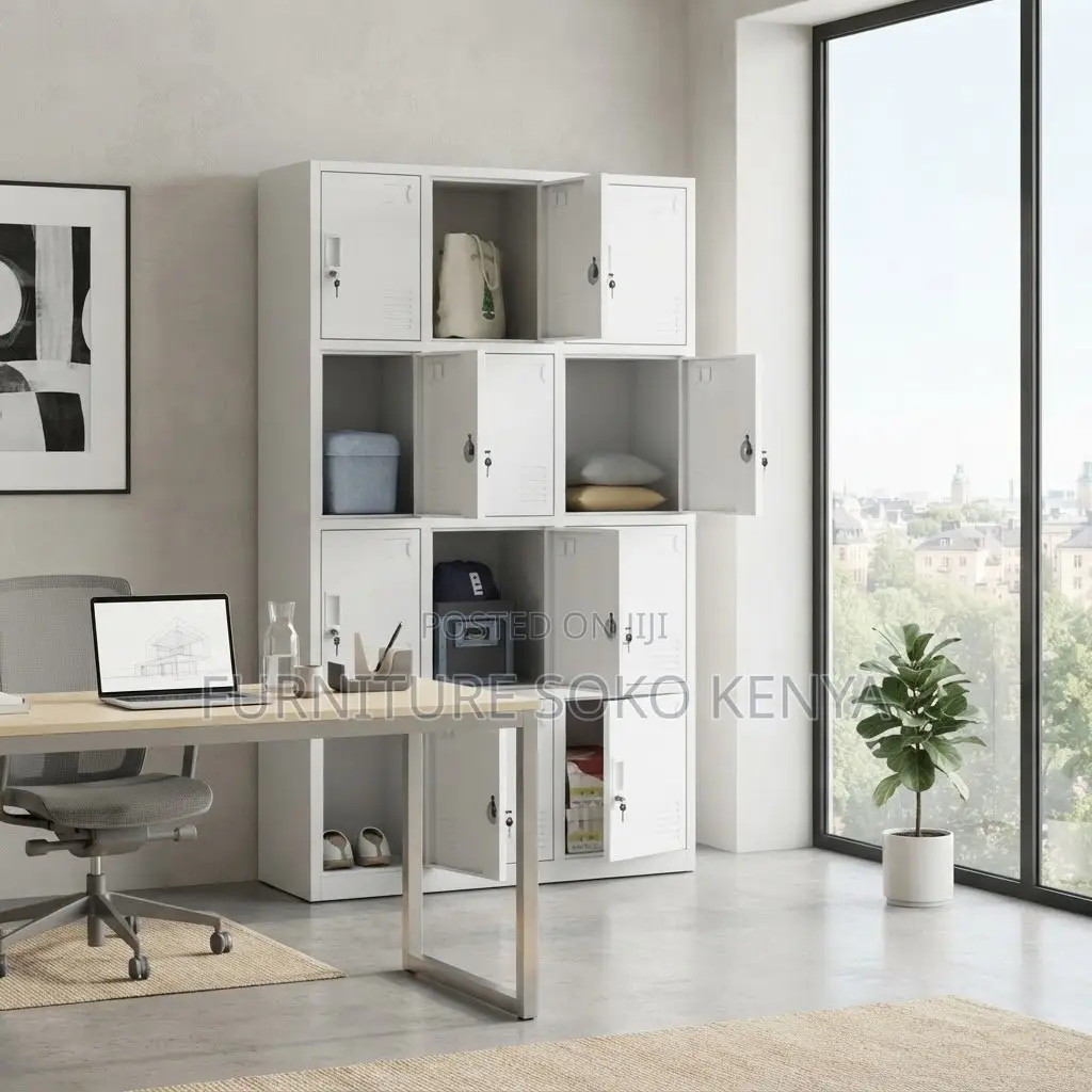 Office Cabinet; Heavy Duty Office Locker Storage Cabinet-12 Door